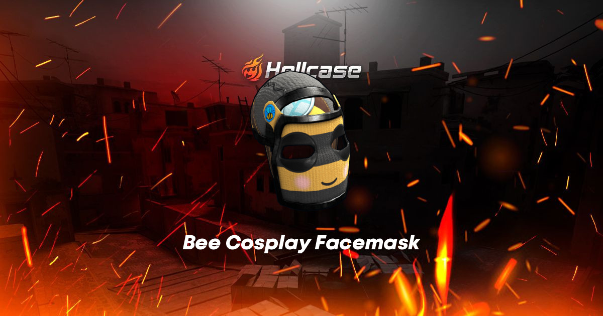 Bee Cosplay Facemask Skin | CS2, Rust, Dota 2 Items