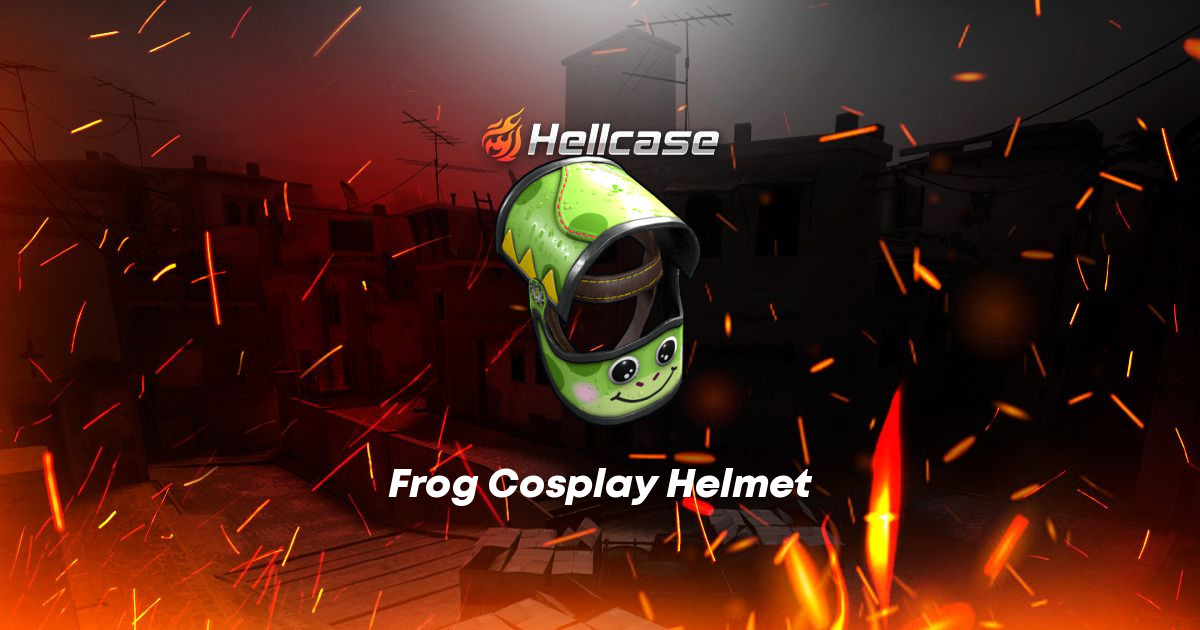 Frog Hat Rust Frog Cosplay Helmet Skin | CS2, Rust, Dota 2 Items