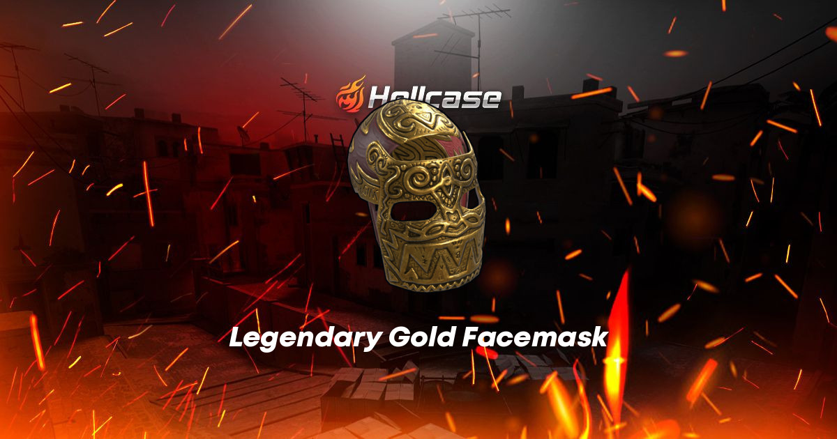 Legendary Gold Facemask Skin | CS2, Rust, Dota 2 Items