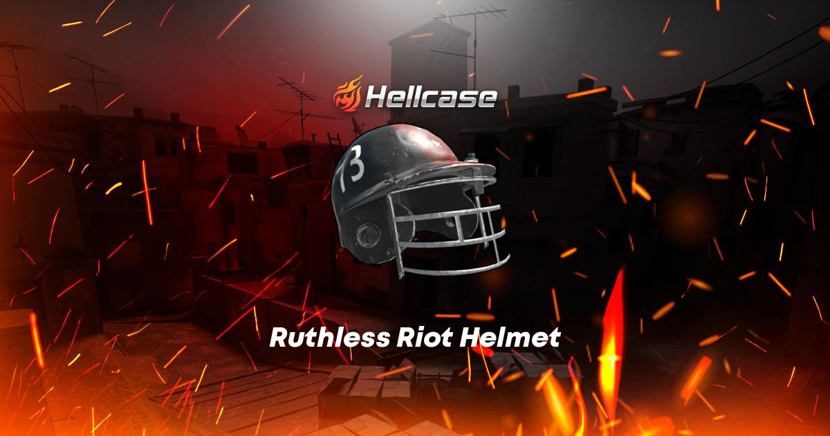 Rust Riot Sheild Ruthless Riot Helmet Skin | CS2, Rust, Dota 2 Items