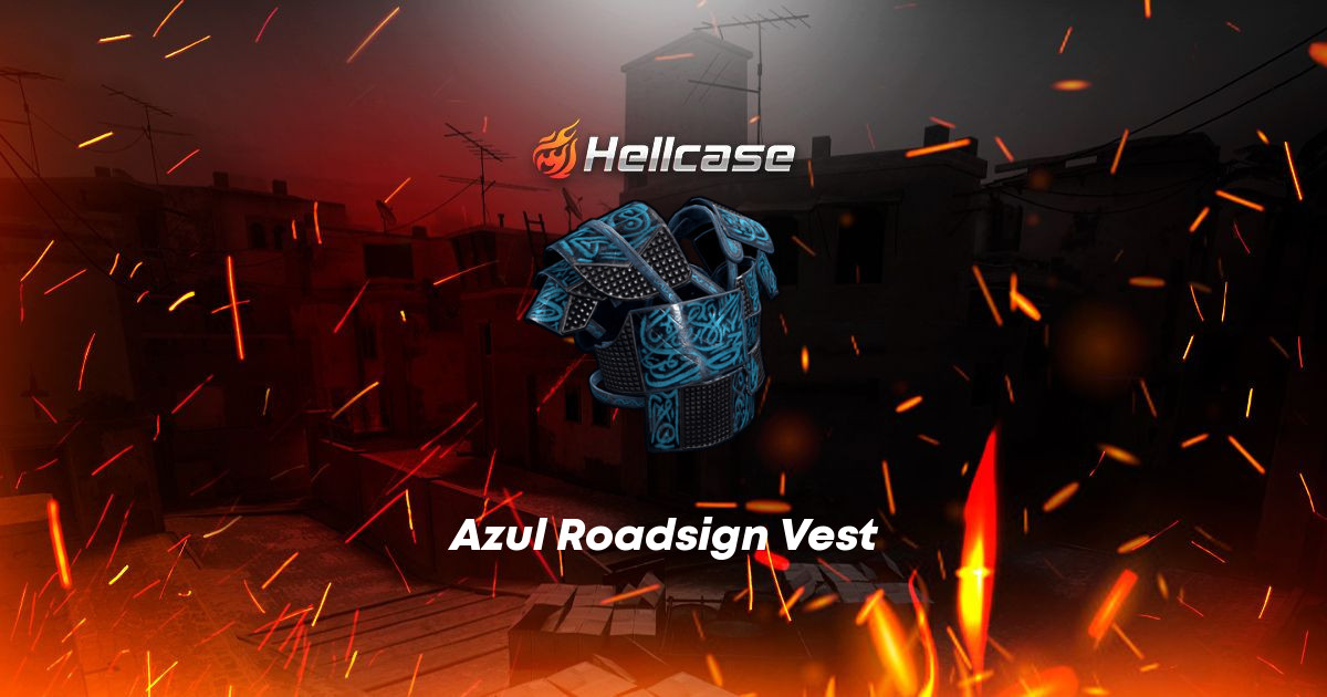 Azul Set Rust Azul Roadsign Vest Skin | CS2, Rust, Dota 2 Items