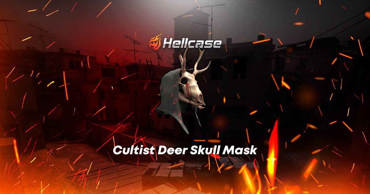 Skeleton Mask Rust Cultist Deer Skull Mask Skin | CS2, Rust, Dota 2 Items