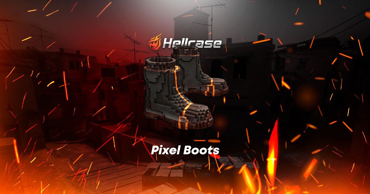 Pixel Boots Skin | CS2, Rust, Dota 2 Items