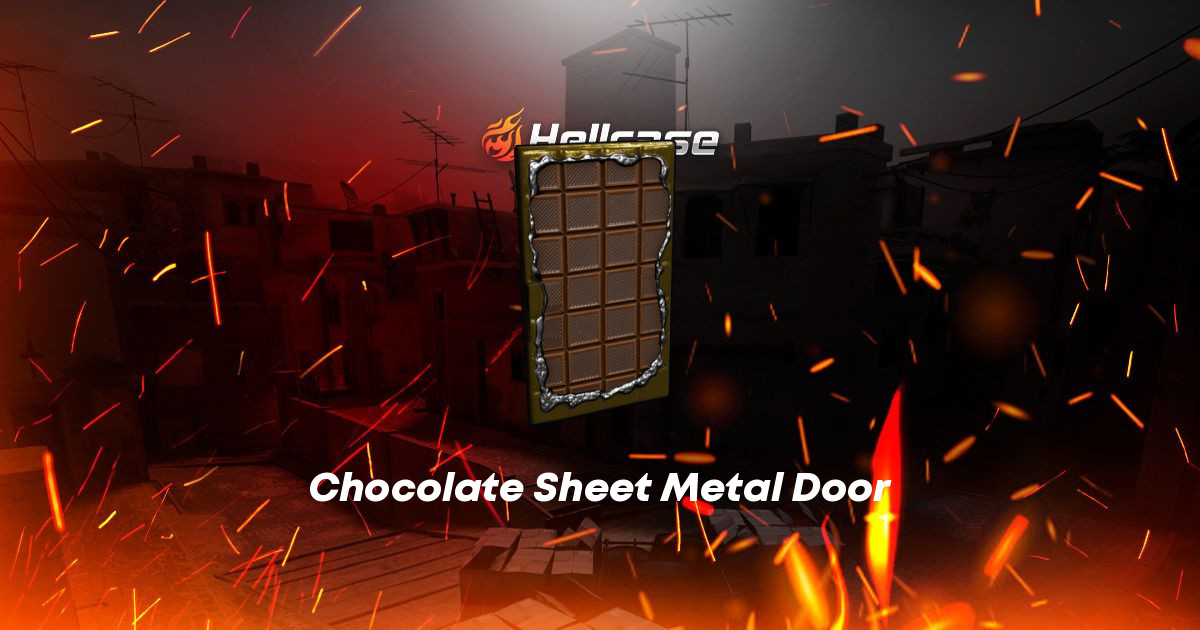 Chocolate Sheet Metal Door Skin | CS2, Rust, Dota 2 Items