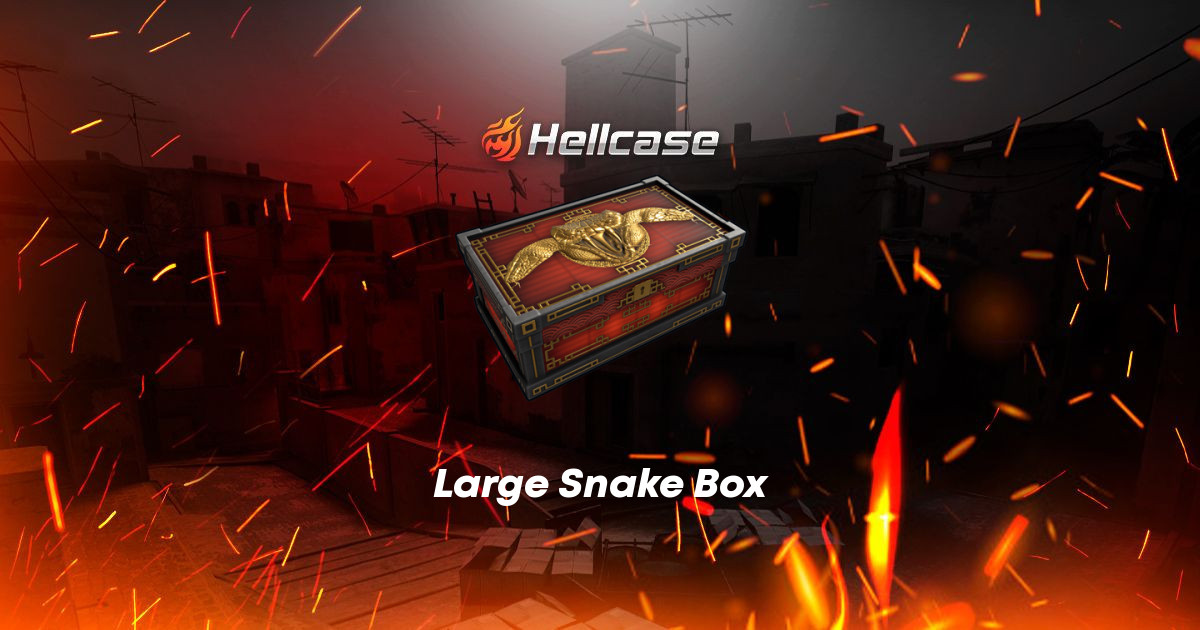 Large Snake Box Skin | CS2, Rust, Dota 2 Items