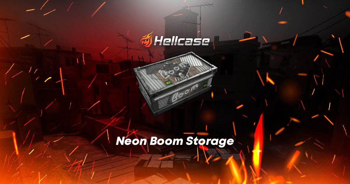 Neon Boom Storage Skin | CS2, Rust, Dota 2 Items