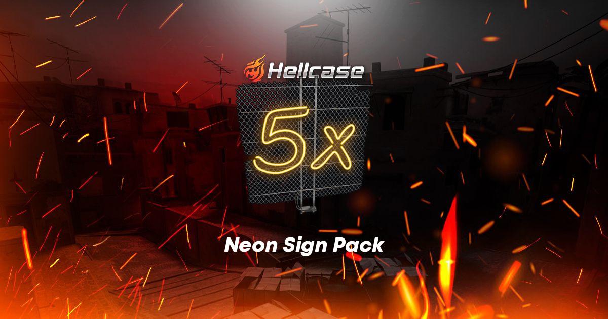 Neon Sign Pack Skin | CS2, Rust, Dota 2 Items