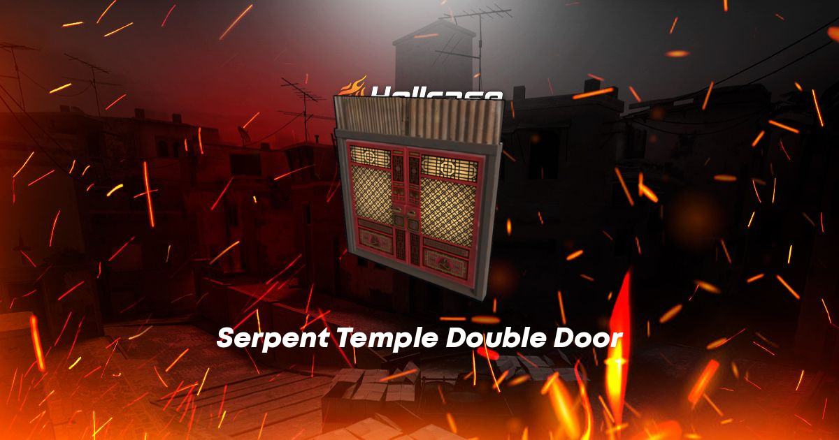 Serpent Temple Double Door Skin | CS2, Rust, Dota 2 Items