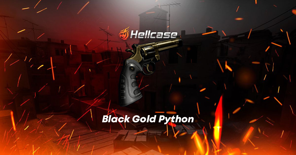 Black Gold Python Skin | CS2, Rust, Dota 2 Items