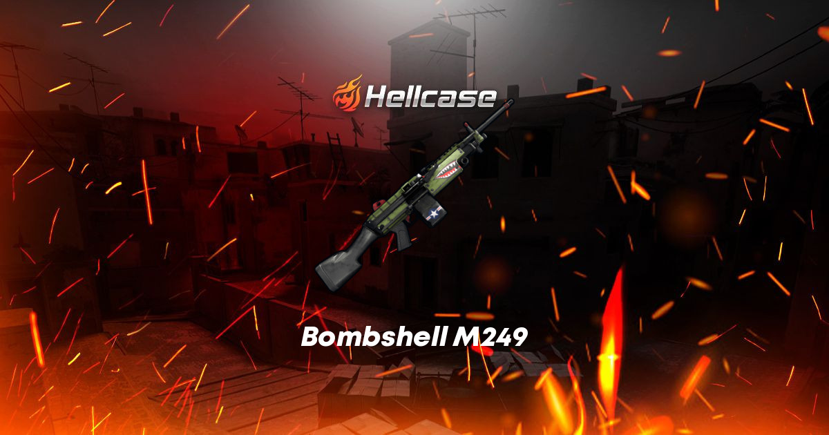 Bombshell M249 Skin | CS2, Rust, Dota 2 Items