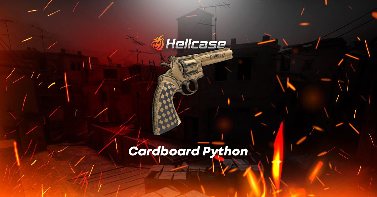 Cardboard Python Skin | CS2, Rust, Dota 2 Items