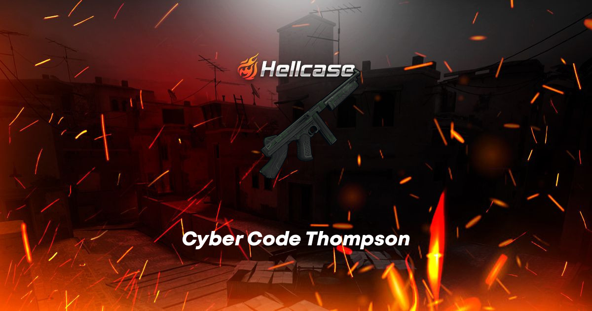 Cyber Code Rust Skin Cyber Code Thompson Skin | CS2, Rust, Dota 2 Items