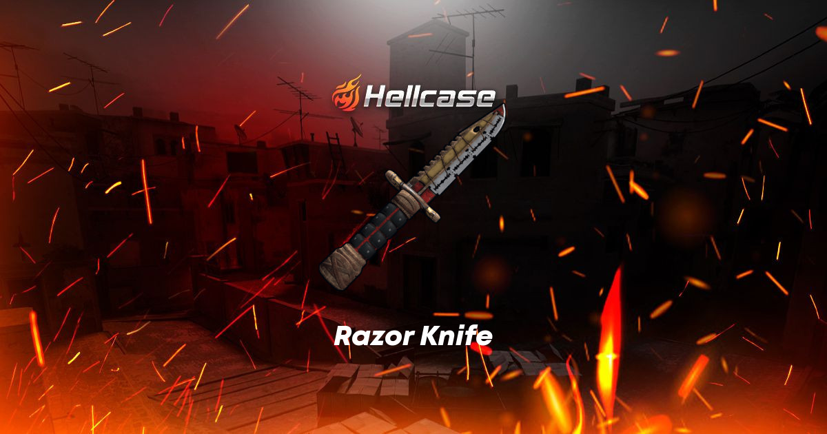 Rust In Razor Razor Knife Skin | CS2, Rust, Dota 2 Items