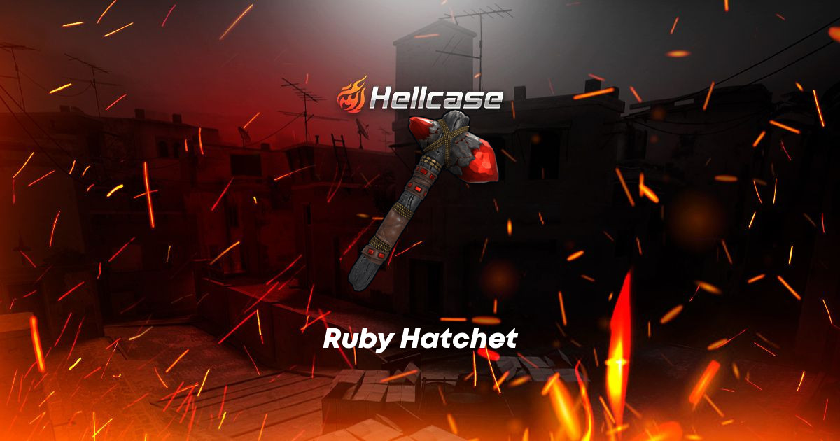 Ruby Hatchet Skin | CS2, Rust, Dota 2 Items