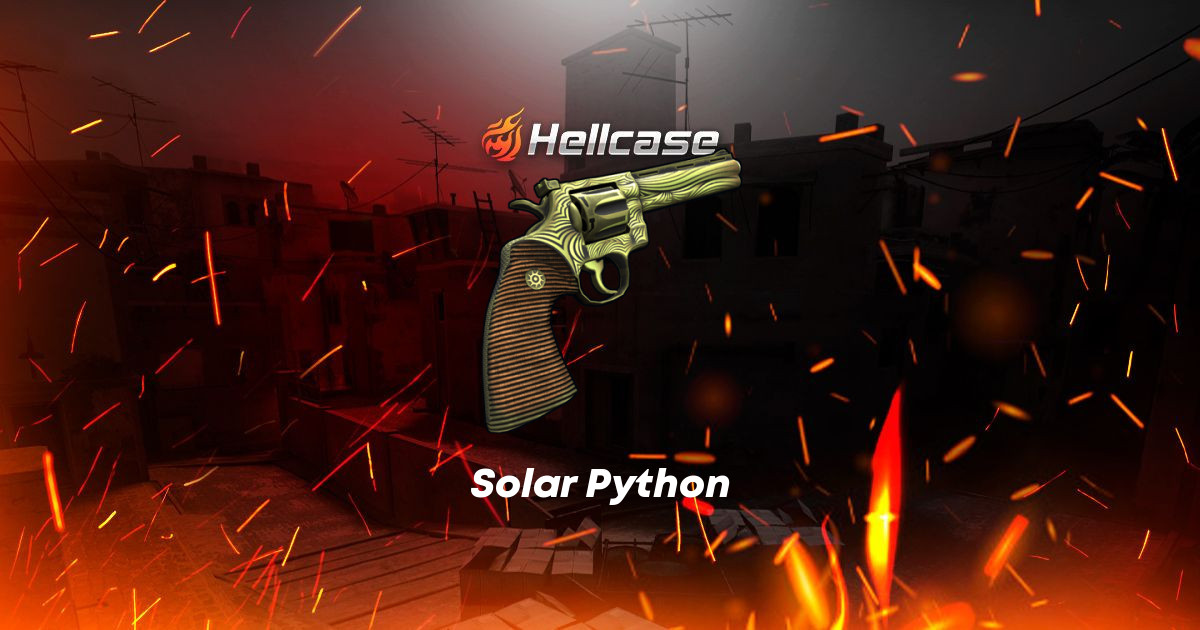 Solar Python Skin | CS2, Rust, Dota 2 Items