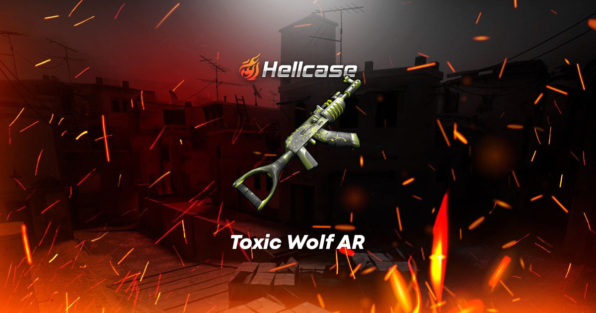 Toxic Ar Rust Toxic Wolf AR Skin | CS2, Rust, Dota 2 Items
