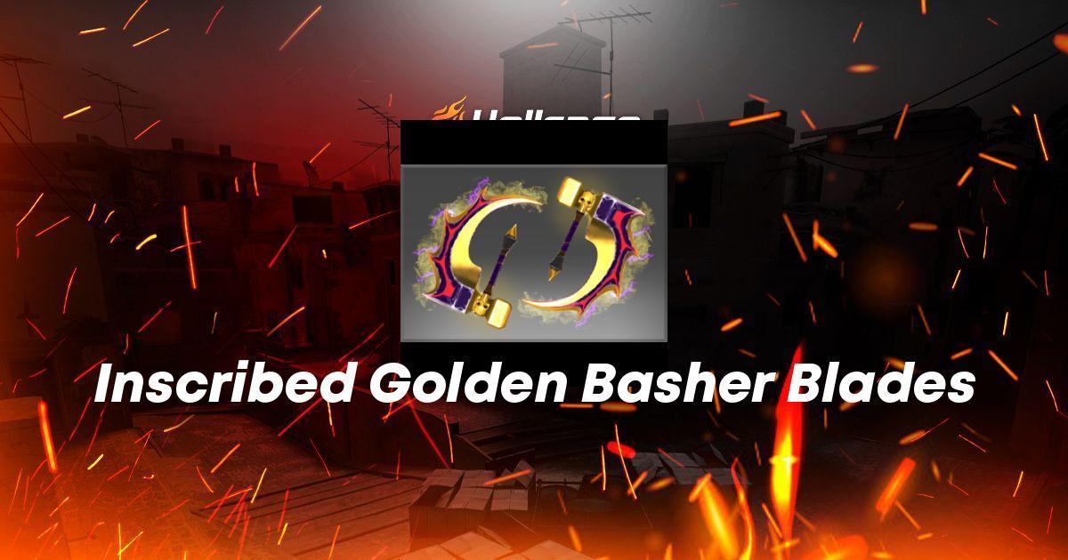 Inscribed Golden Basher Blades Skin | CS2, Rust, Dota 2 Items