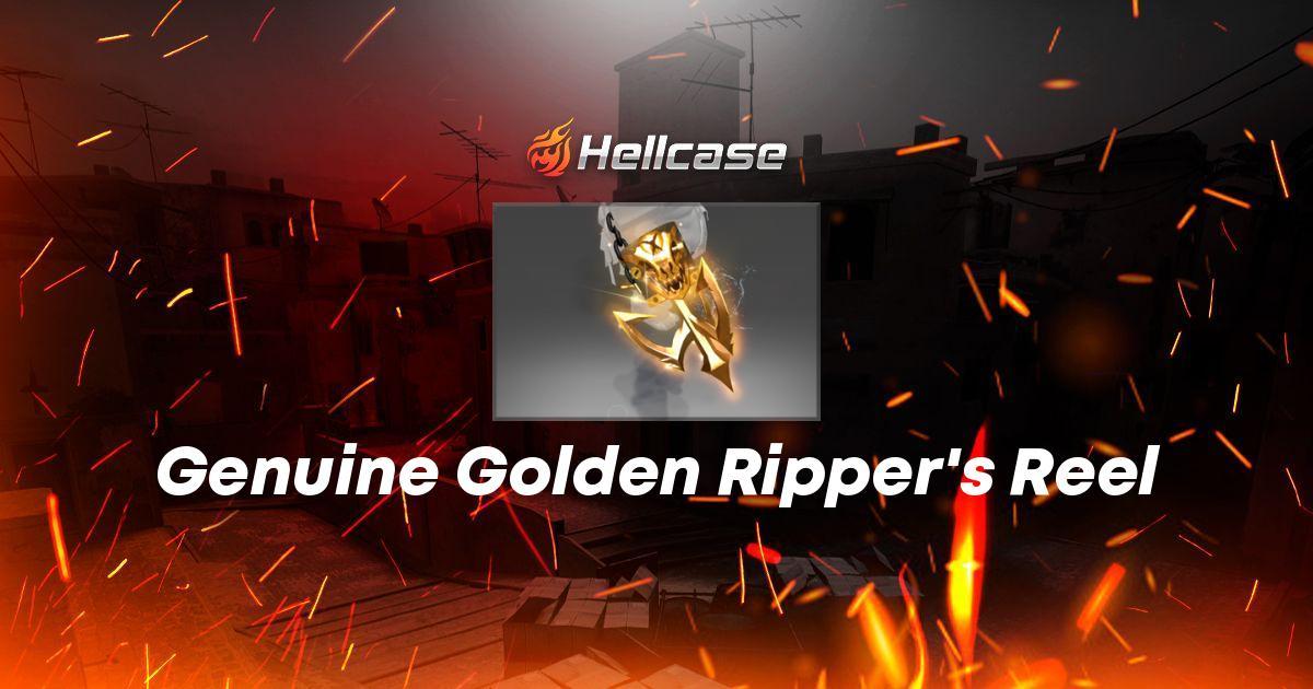 Gold Skin Rpper Genuine Golden Ripper's Reel Skin | CS2, Rust, Dota 2 Items