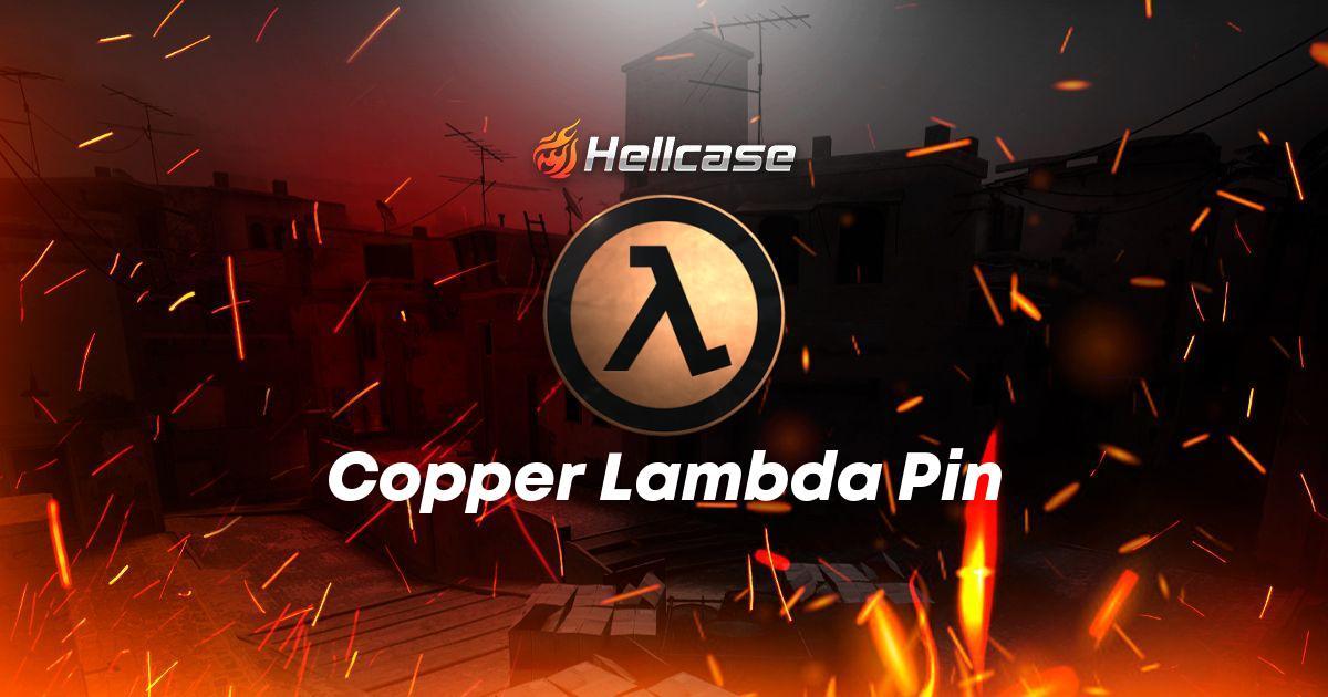 Copper Lambda Pin Skin | CS2, Rust, Dota 2 Items