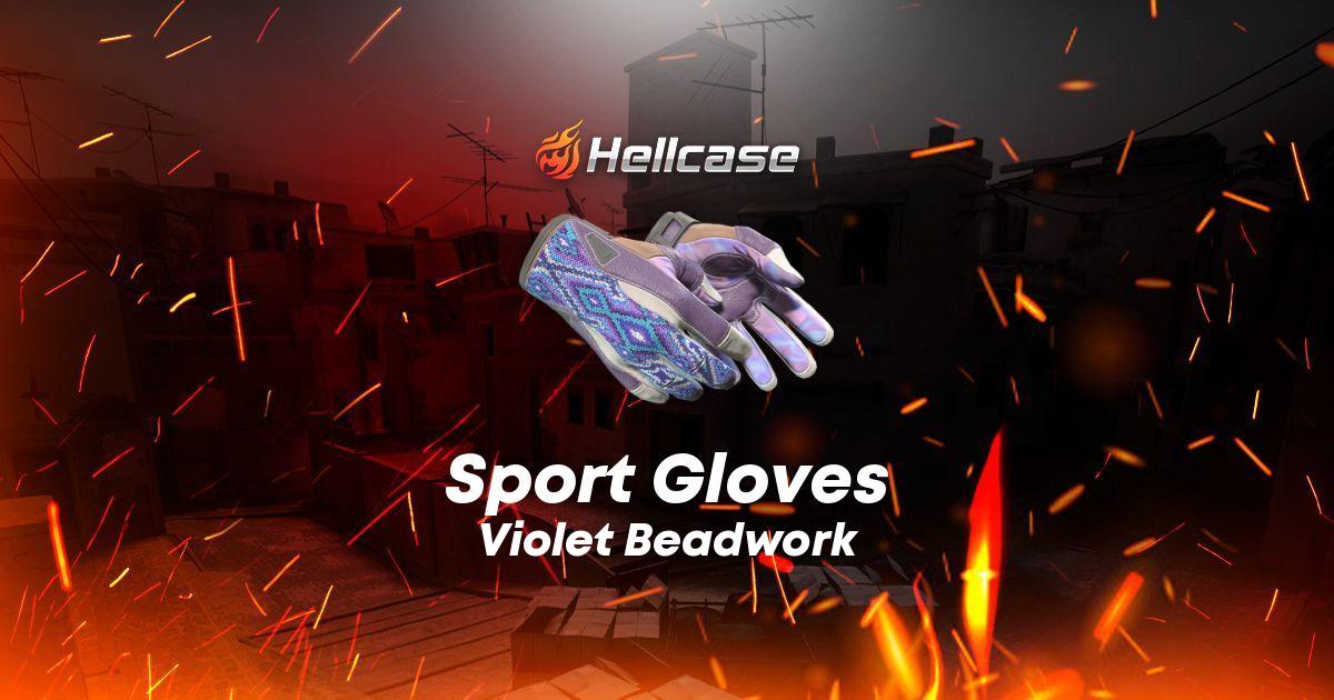 Sport Gloves | Violet Beadwork Skin | CS2, Rust, Dota 2 Items