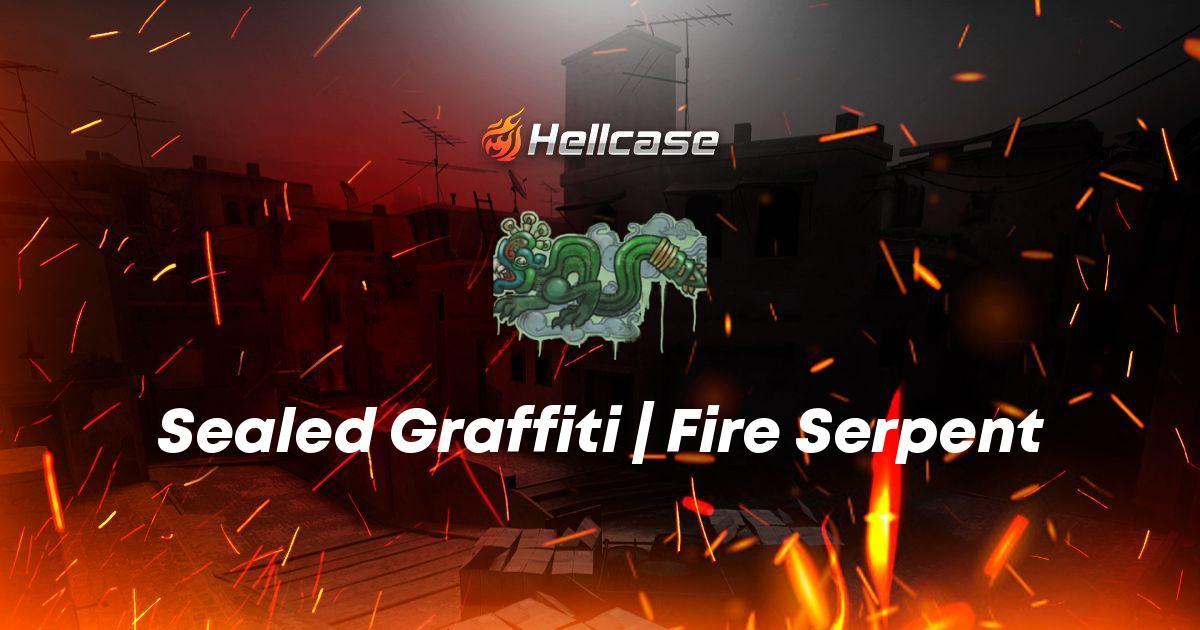 Sealed Graffiti | Fire Serpent Skin | CS2, Rust, Dota 2 Items