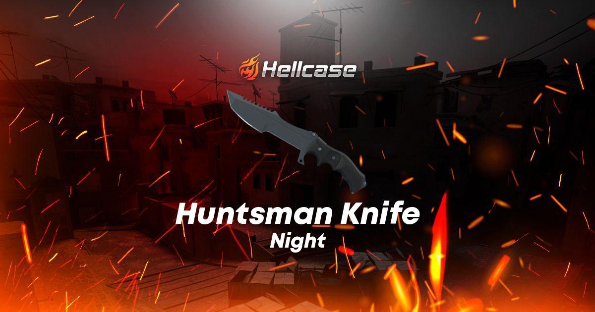 Huntsman Knife | Night Skin | CS2, Rust, Dota 2 Items