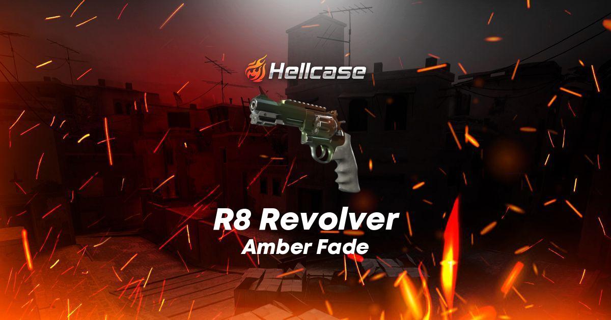 R8 Revolver | Amber Fade Skin | CS2, Rust, Dota 2 Items