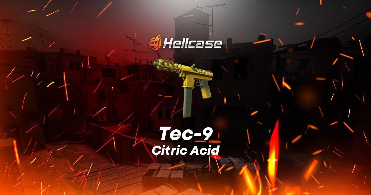 Tec-9 | Citric Acid Skin | CS2, Rust, Dota 2 Items