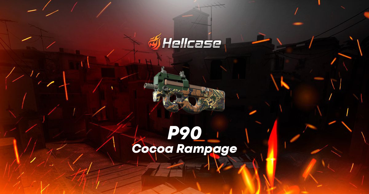 P90 | Cocoa Rampage Skin | CS2, Rust, Dota 2 Items