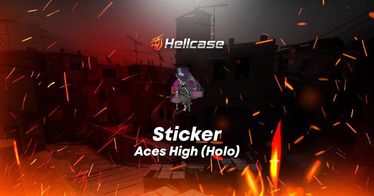 Sticker | Aces High (Holo) Skin | CS2, Rust, Dota 2 Items