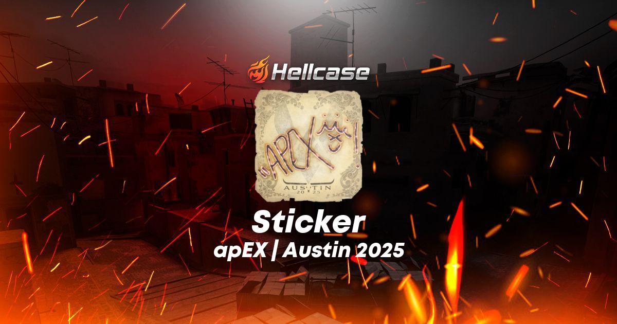 Sticker | apEX | Austin 2025 Skin | CS2, Rust, Dota 2 Items