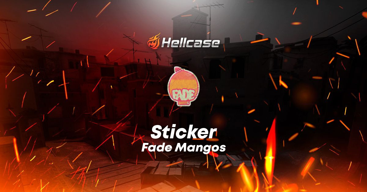 Fade Me Sticker Sticker | Fade Mangos Skin | CS2, Rust, Dota 2 Items