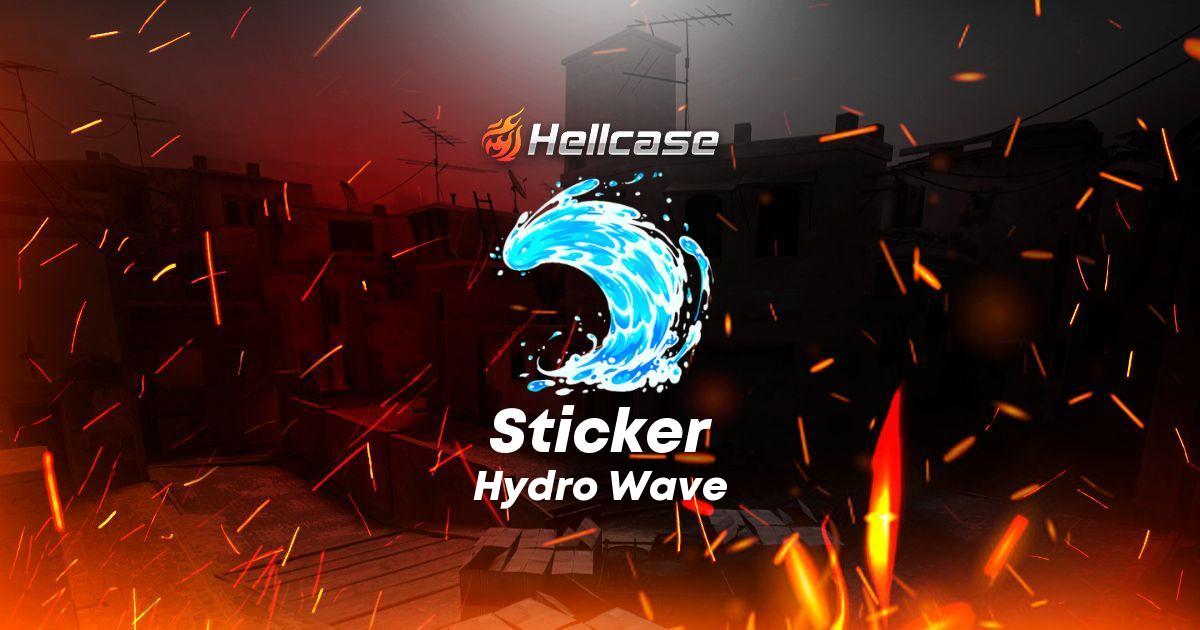 Sticker | Hydro Wave Skin | CS2, Rust, Dota 2 Items