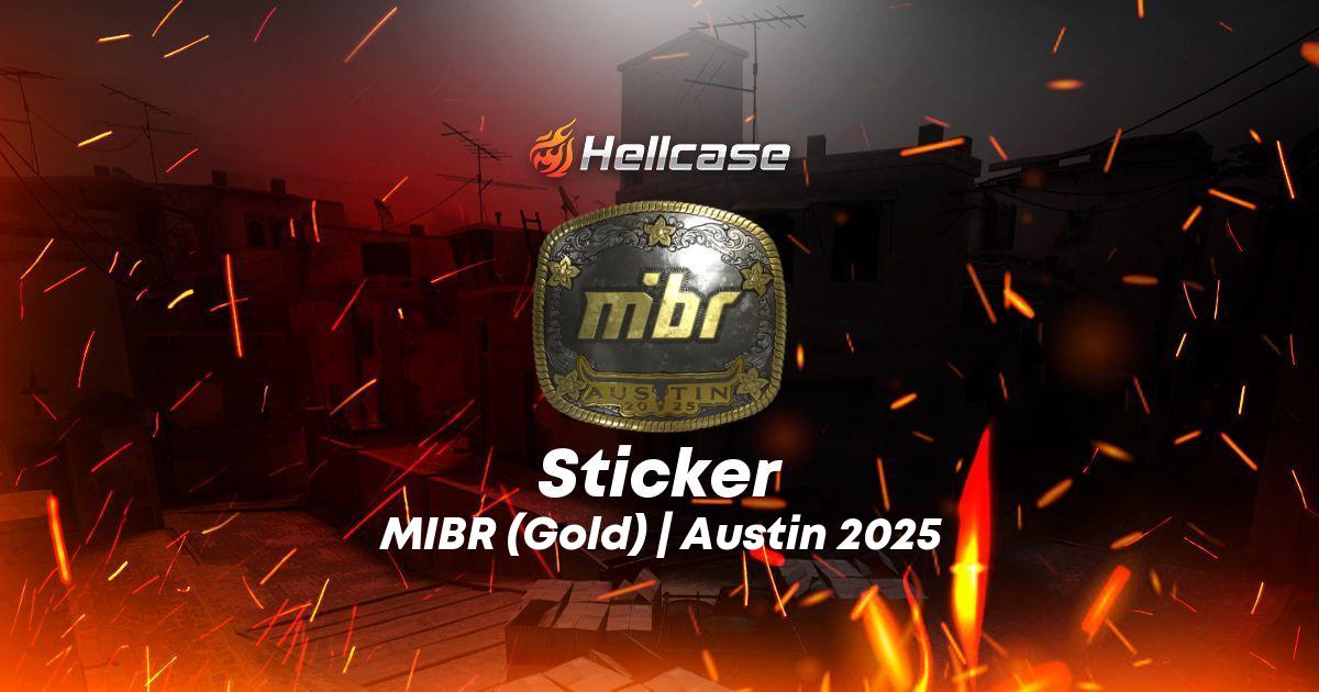 Sticker | MIBR (Gold) | Austin 2025 Skin | CS2, Rust, Dota 2 Items