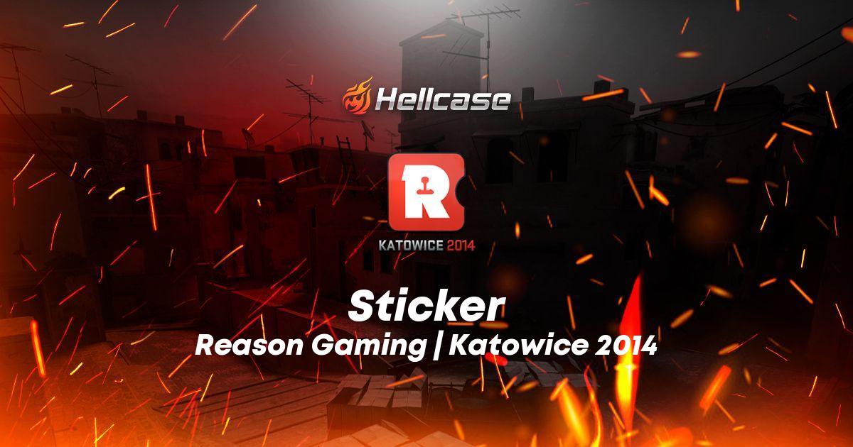 Reason Gaming Sticker Sticker | Reason Gaming | Katowice 2014 Skin | CS2, Rust, Dota 2 Items