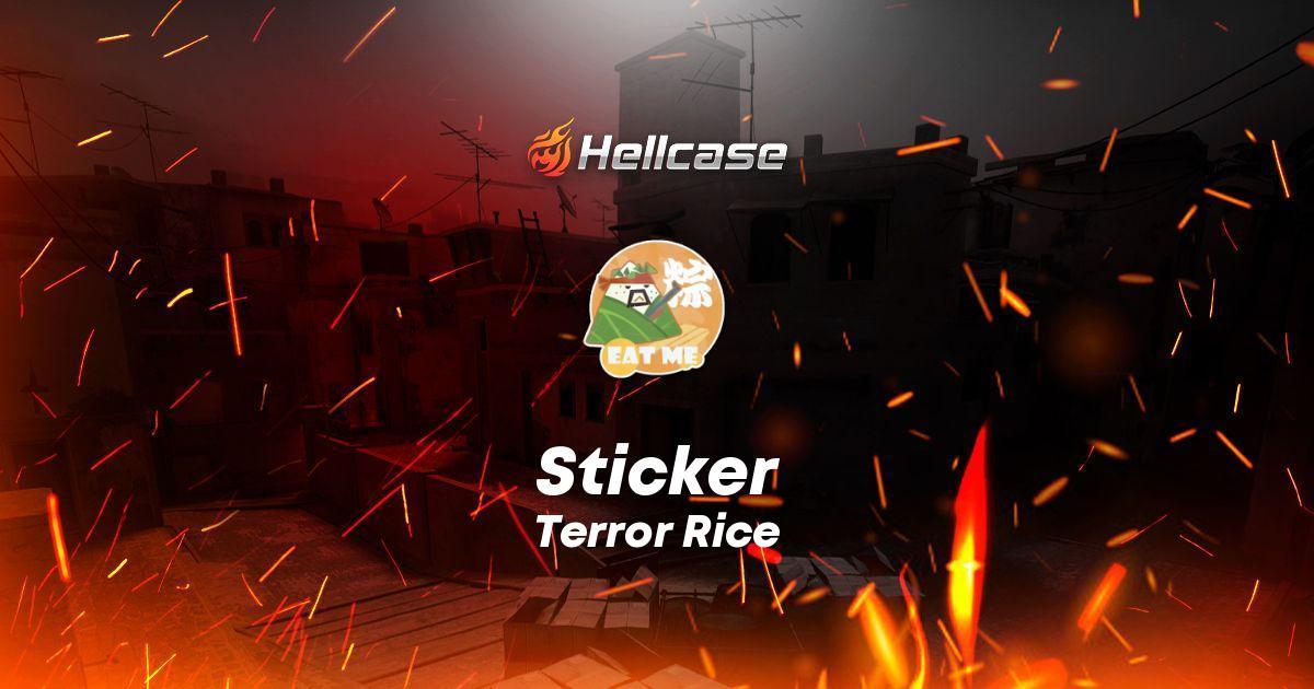Sticker Rice Cs Sticker | Terror Rice Skin | CS2, Rust, Dota 2 Items