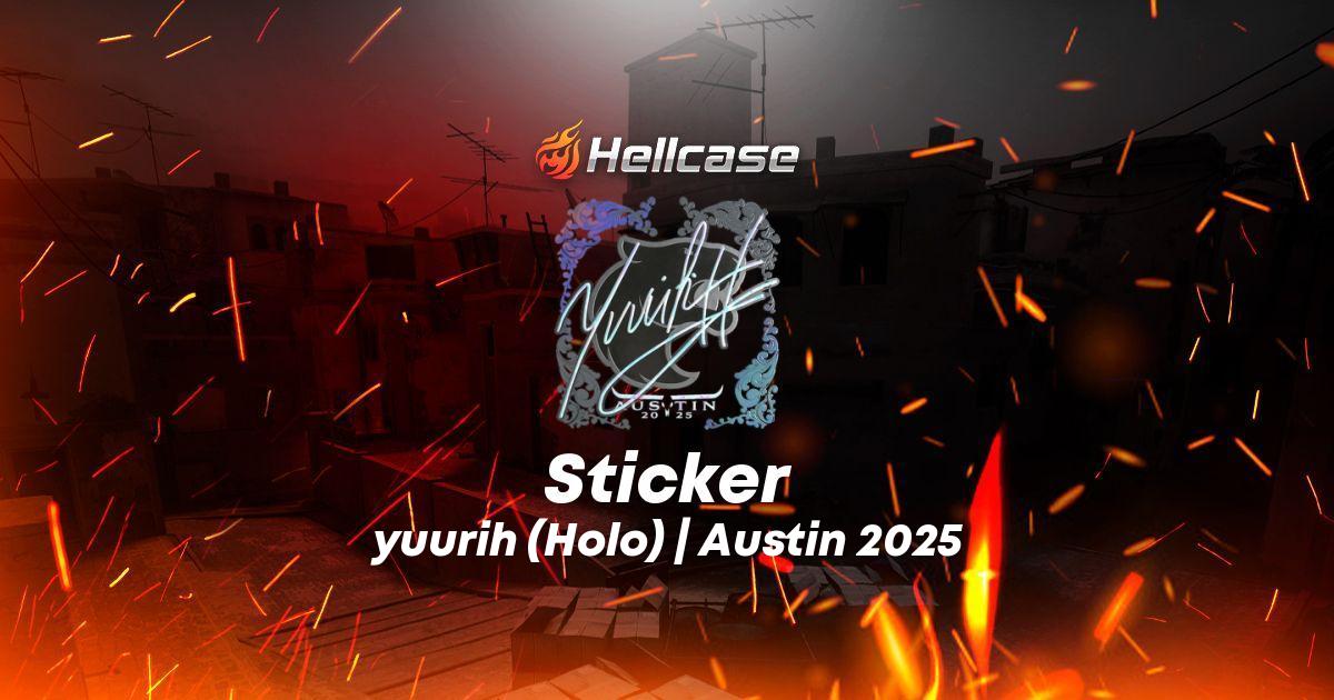 Yuurih Sticker Sticker | yuurih (Holo) | Austin 2025 Skin | CS2, Rust, Dota 2 Items