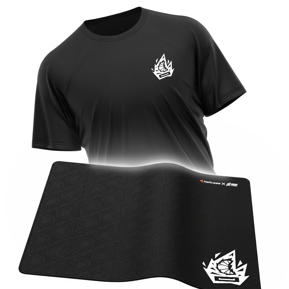 T-Shirt + Mouse Pad Hellcase x Croissant Strike