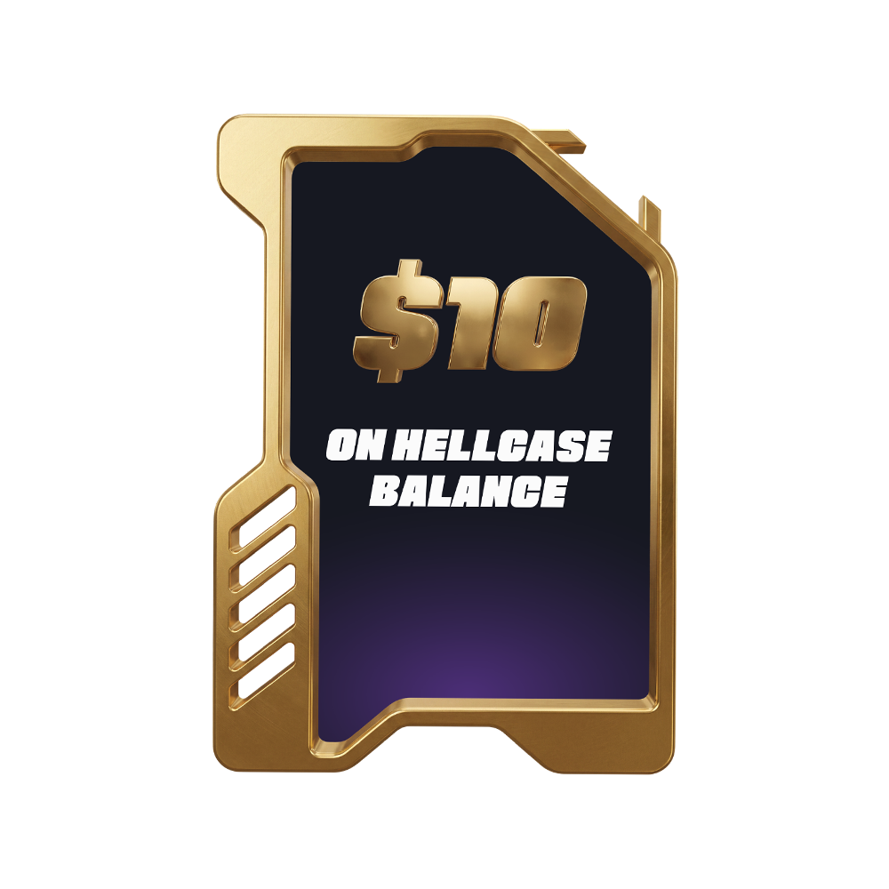 Wallet Card | $10 on Hellcase Balance
